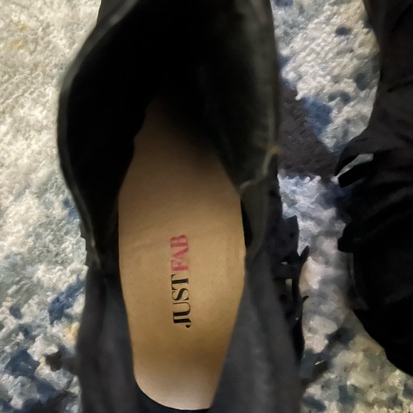 Just Fab fringe booties - Picture 5 of 6